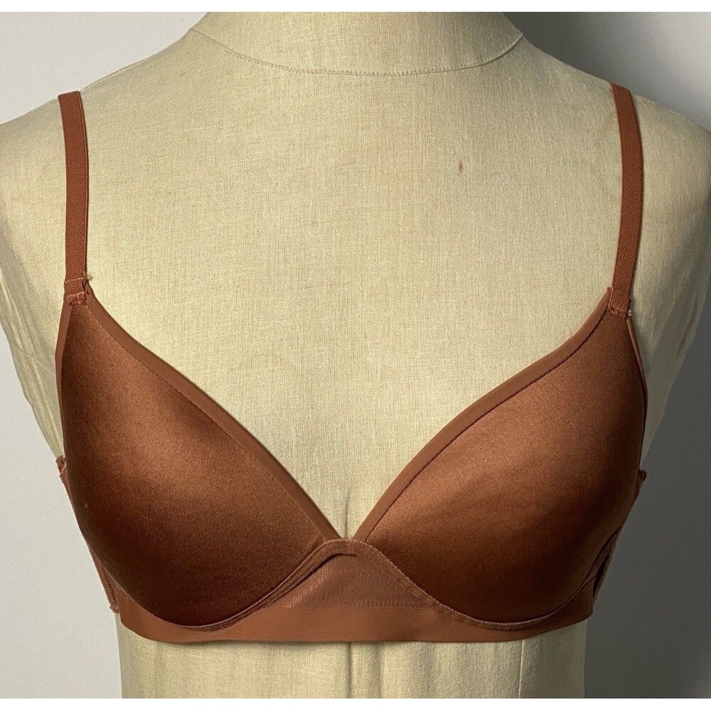 Danskin Padded Bra Size 34B Brown